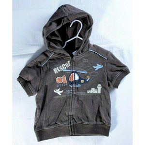 Fifth Gear Boys Brown Hoodie Jacket Size 3T
